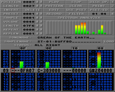 SoundTracker sur Amiga (1990)