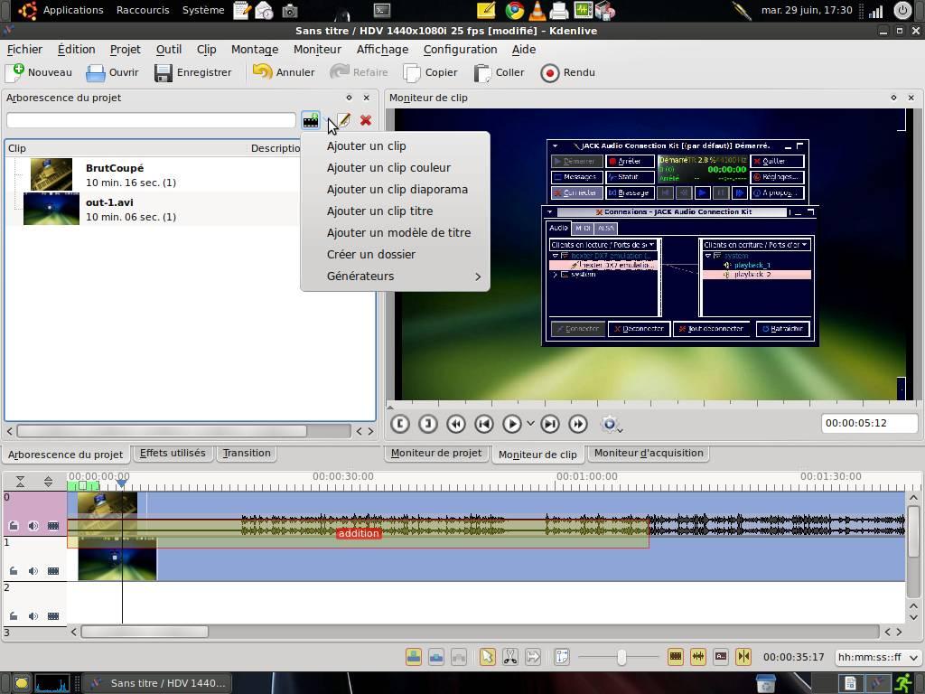 Used in Faire une vidéo de présentation des logiciels Linux Mao