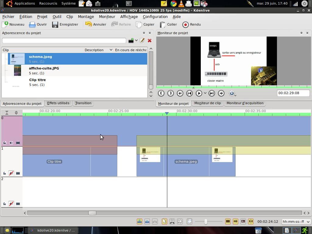 Used in Faire une vidéo de présentation des logiciels Linux Mao