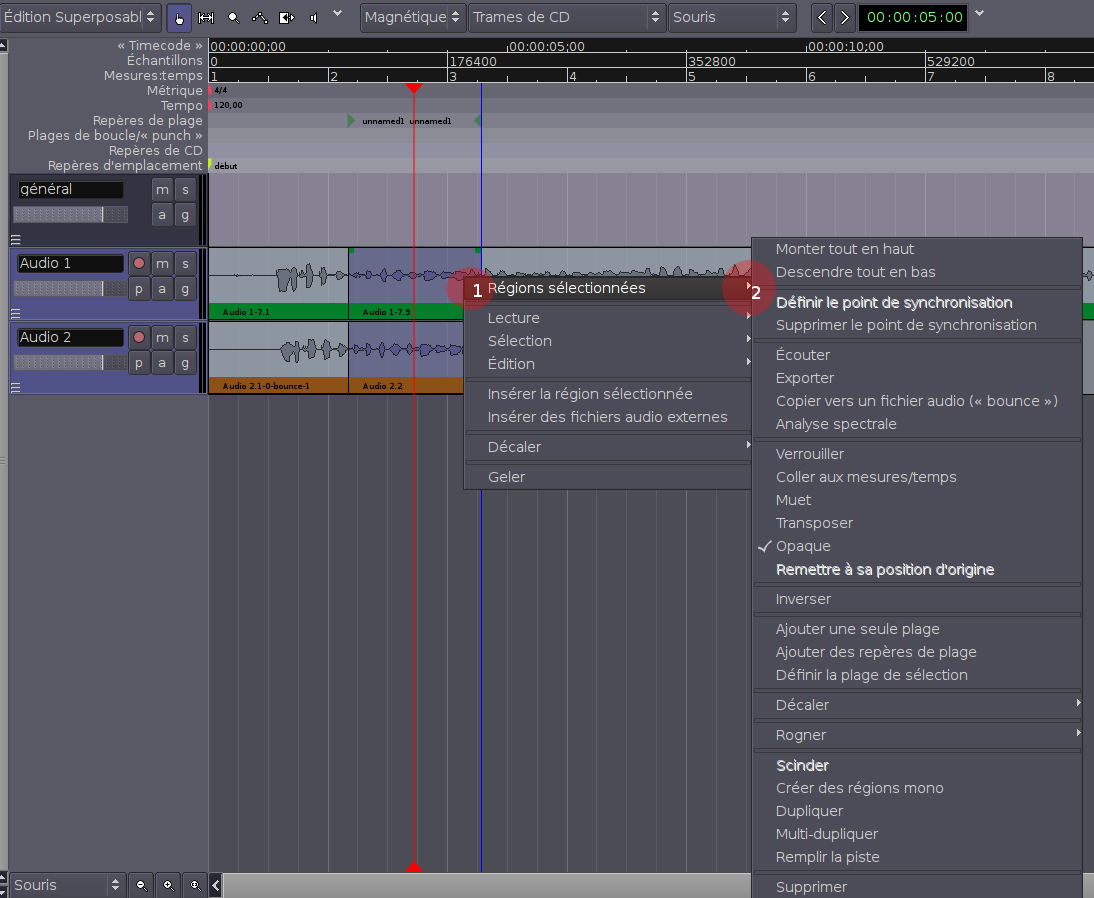 Used in Ardour 2 Editer