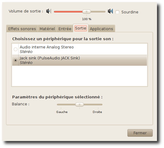 Used in pulseaudio vers jack